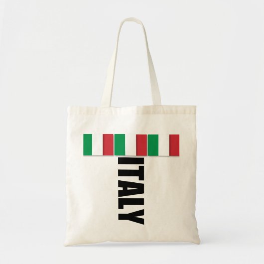 イタリアの旗のバッグ トートバッグ (正面)