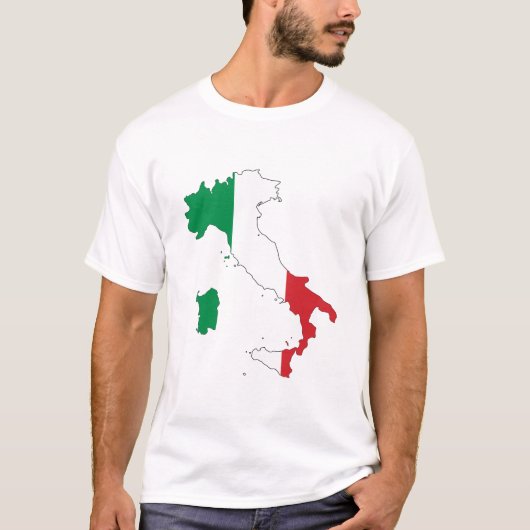 イタリアの旗の国 Tシャツ (正面)