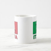 イタリアの旗の土地 コーヒーマグカップ (中央)