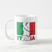 イタリアの旗の土地 コーヒーマグカップ (左)