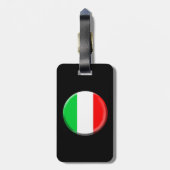 イタリアの旗の荷物のラベル ラゲッジタグ (裏面縦)
