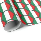 イタリアの旗の蜜蜂の巣の包装紙 ラッピングペーパー (ロールコーナー)