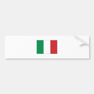 イタリアの旗インターナショナル バンパーステッカー
