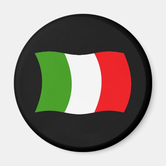 イタリアの旗マグネット マグネット (正面)