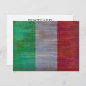 イタリアの旗-イタリアンな旗-個人化して下さい ポストカード (正面/裏面)