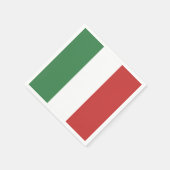 イタリアの旗 - イタリア製 スタンダードカクテルナプキン (角)