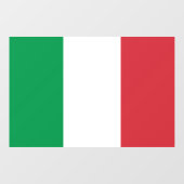 イタリアの旗 カスタムカット ウィンドウサイン (シート)
