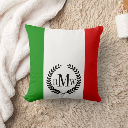イタリアの旗 クッション (ブランケット)