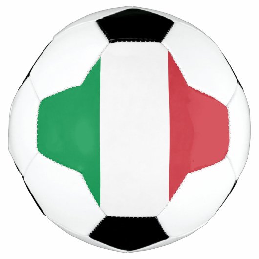 イタリアの旗 サッカーボール (正面)