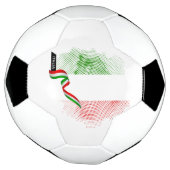 イタリアの旗 サッカーボール (回転)