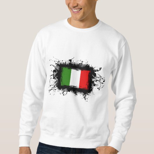 イタリアの旗 スウェットシャツ (正面)