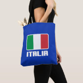 イタリアの旗 トートバッグ (クローズアップ)