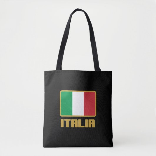 イタリアの旗 トートバッグ (正面)