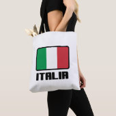 イタリアの旗 トートバッグ (クローズアップ)