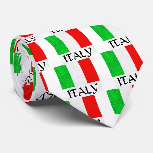 イタリアの旗 ネクタイ (ロール)