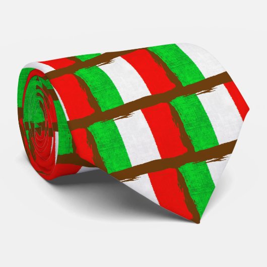 イタリアの旗 ネクタイ (ロール)