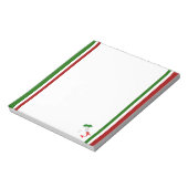 イタリアの旗 ノートパッド (回転)