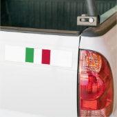 イタリアの旗 バンパーステッカー (トラック上)