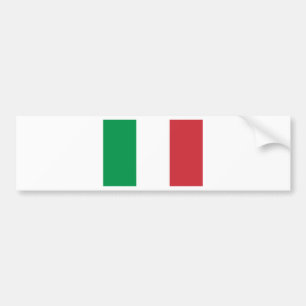 イタリアの旗 バンパーステッカー