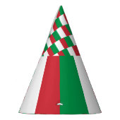 イタリアの旗 パーティーハット (左)