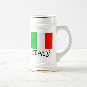 イタリアの旗 ビールジョッキ