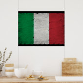 イタリアの旗 ポスター (キッチン)