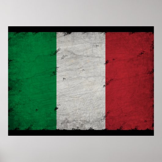 イタリアの旗 ポスター (正面)