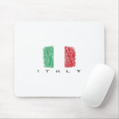 イタリアの旗 マウスパッド (マウス)