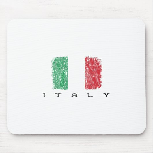 イタリアの旗 マウスパッド (正面)