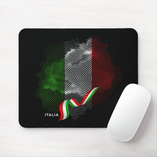 イタリアの旗 マウスパッド (マウス)