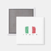 イタリアの旗 マグネット (正面/裏面)