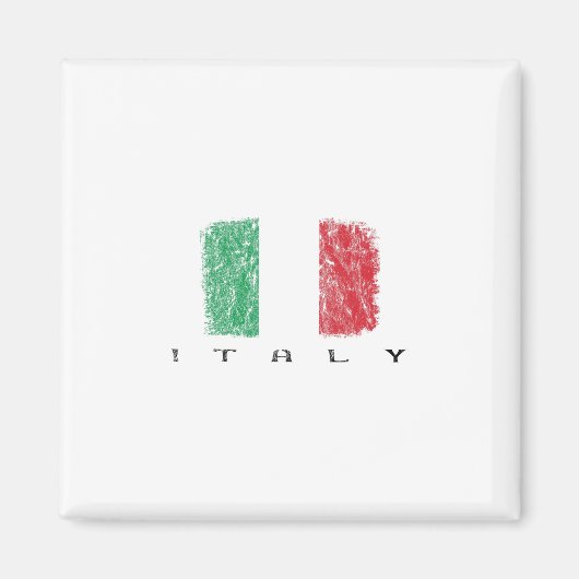 イタリアの旗 マグネット (正面)