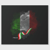 イタリアの旗 ラッピングペーパー (フラット)
