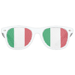 イタリアの旗 レトロサングラス