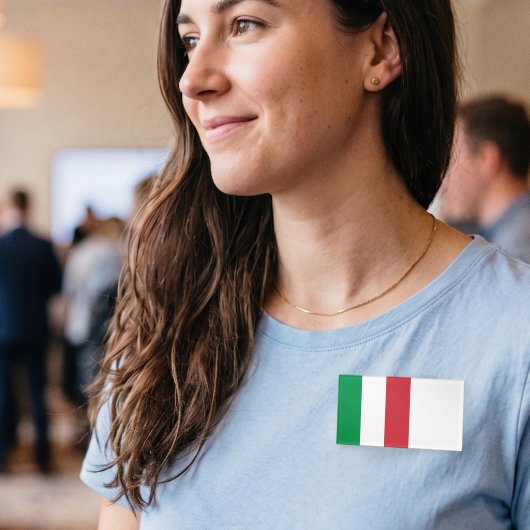 イタリアの旗 名札