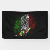 イタリアの旗 横断幕 (横)