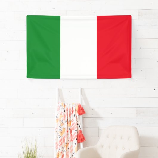 イタリアの旗 横断幕 (インサイチュ)