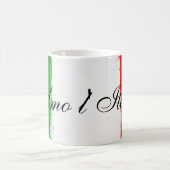 イタリアの旗。 私はイタリアを愛します コーヒーマグカップ (中央)