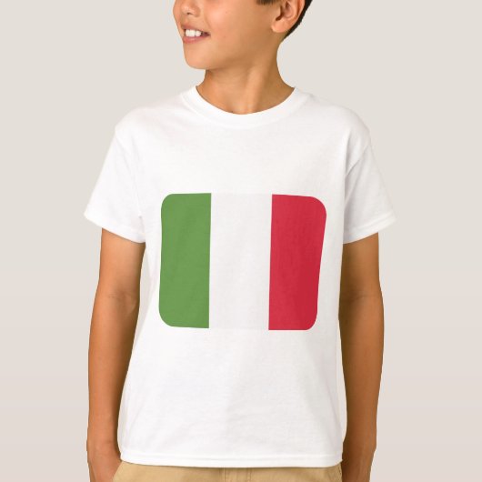イタリアの旗- emojiのTwitter Tシャツ (正面)