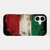 イタリアの旗 iPhone 16ケース (裏面横)