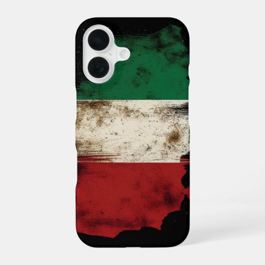イタリアの旗 iPhone 16ケース (裏面)