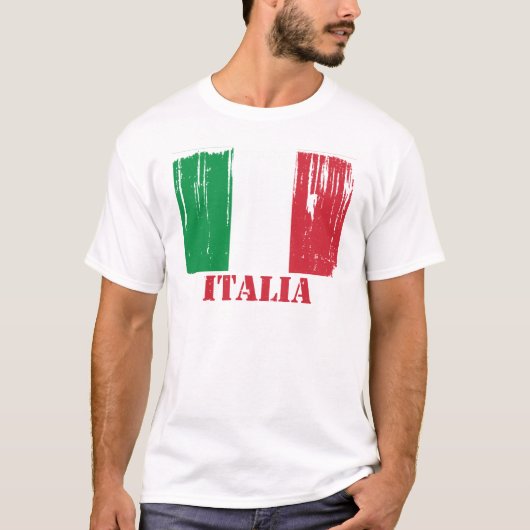 イタリアの旗 Tシャツ (正面)