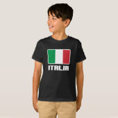 イタリアの旗 Tシャツ (正面フル)
