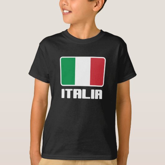 イタリアの旗 Tシャツ (正面)