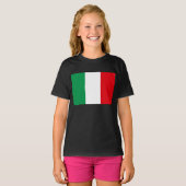 イタリアの旗 Tシャツ (正面フル)
