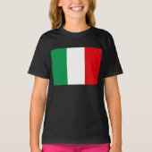 イタリアの旗 Tシャツ (正面)