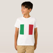 イタリアの旗 Tシャツ (正面フル)