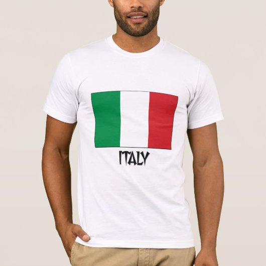 イタリアの旗 Tシャツ (正面)