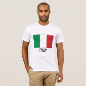 イタリアの旗 Tシャツ (正面フル)