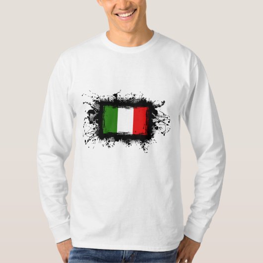 イタリアの旗 Tシャツ (正面)